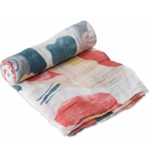 Little Unicorn Jurassic Camo Cotton Muslin Swaddle